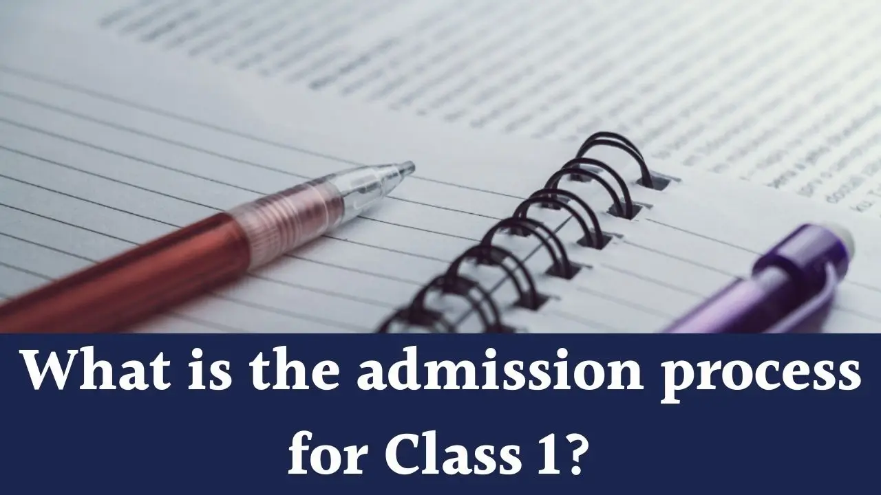 Admission for class 1